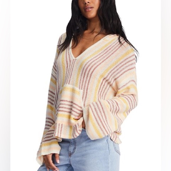 Billabong Knit Hooded Sweater - Picture 1 of 5
